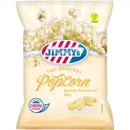 Albert Heijn Jimmy's Popcorn butter flavoured salt aanbieding