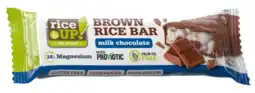 Albert Heijn RiceUp Brown rice bar milk chocolate bel aanbieding