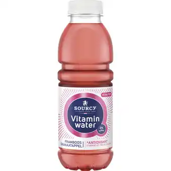 Albert Heijn Sourcy Vitaminwater framboos granaatappel aanbieding