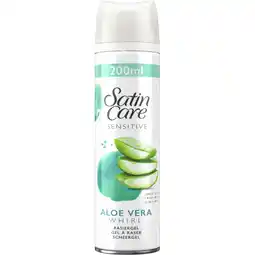 Albert Heijn Gillette Satin care sensitive aloe vera scheergel aanbieding