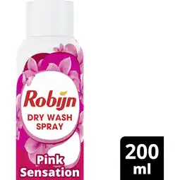 Albert Heijn Robijn Dry wash spray pink sensation aanbieding