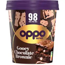 Albert Heijn Oppo Brothers Gooey chocolate brownie aanbieding