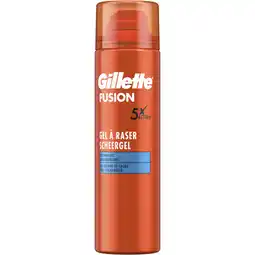 Albert Heijn Gillette Fusion scheergel hydratant aanbieding