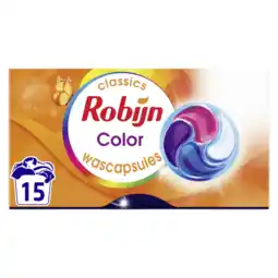 Albert Heijn Robijn 3-in-1 Wascapsules color aanbieding
