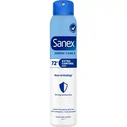 Albert Heijn Sanex Derma care extra control deodorant spray aanbieding