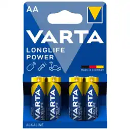 Albert Heijn Varta Longlife power AA alkaline batterijen aanbieding