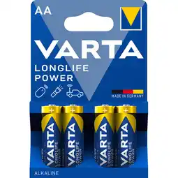 Albert Heijn Varta Longlife power AA alkaline batterijen aanbieding