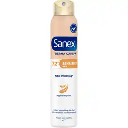Albert Heijn Sanex Derma care sensitive deodorant spray aanbieding