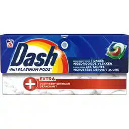 Albert Heijn Dash 4in1 platinum pods original bel aanbieding