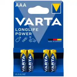 Albert Heijn Varta Longlife power AAA alkaline batterijen aanbieding
