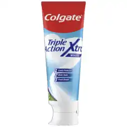 Albert Heijn Colgate Triple action extra whitening tandpasta aanbieding