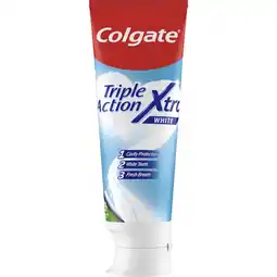 Albert Heijn Colgate Triple action extra whitening tandpasta aanbieding