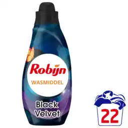 Albert Heijn Robijn Klein & krachtig black velvet wasmiddel aanbieding