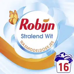 Albert Heijn Robijn Wasmiddeldoekjes stralend wit aanbieding
