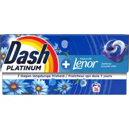 Albert Heijn Dash 4in1 platinum pods zeebries bel aanbieding