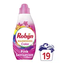Albert Heijn Robijn Color pink sensation wasmiddel aanbieding