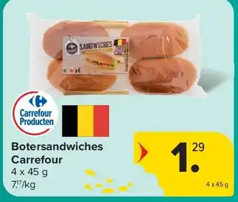 Carrefour Botersandwiches Carrefour aanbieding