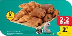Carrefour Croissant pure boter of chocoladebroodje pure boter aanbieding