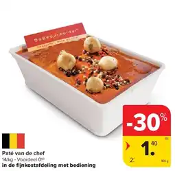 Carrefour Paté van de chef aanbieding