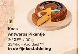 Carrefour Kaas Antwerps Pikantje aanbieding
