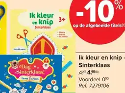 Carrefour Ik kleur en knip - Sinterklaas aanbieding