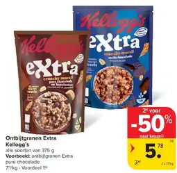 Carrefour Ontbijtgranen Extra Kellogg’s aanbieding