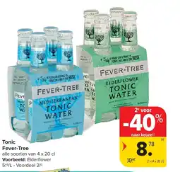 Carrefour Tonic Fever-Tree aanbieding