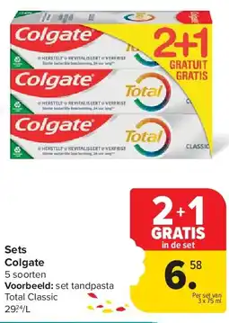 Carrefour Sets Colgate aanbieding