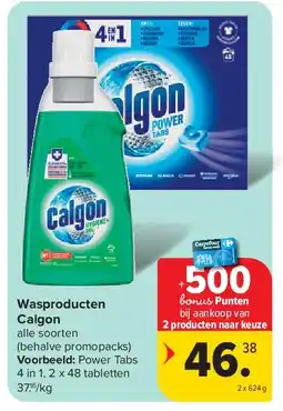 Carrefour Wasproducten Calgon aanbieding