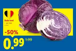 Lidl Rode kool aanbieding
