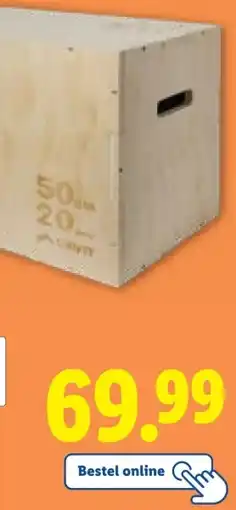 Lidl CRIVIT Houten plyo springbox aanbieding