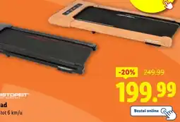 Lidl Walking pad ⚫snelheid: 1 tot 6 km/u aanbieding