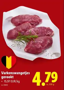 Lidl Varkenswangetjes gerookt aanbieding