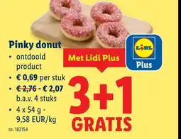 Lidl Pinky donut aanbieding
