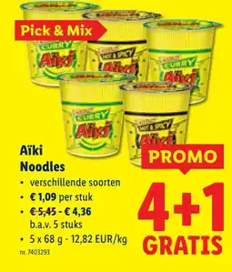 Lidl Aïki Noodles aanbieding