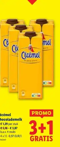 Lidl Cécémel Chocolademelk aanbieding