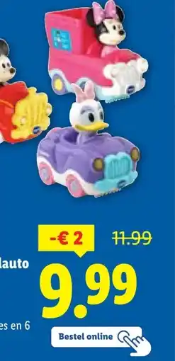 Lidl Speelgoedauto Disney aanbieding