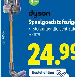 Lidl dyson Speelgoedstofzuiger aanbieding