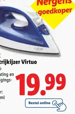 Lidl Stoomstrijkijzer Virtuo aanbieding
