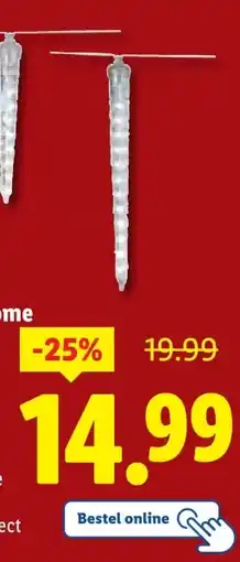 Lidl LIVARNO home IJspegel ledslinger aanbieding