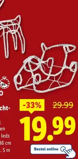 Lidl LIVARNO home 3D-ledlicht- figuren aanbieding