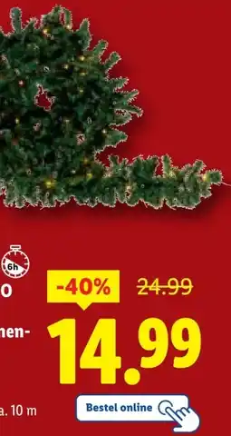 Lidl LIVARNO home Leddennen- slinger aanbieding