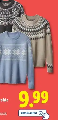 Lidl esmaraⓇ Grofgebreide trui aanbieding
