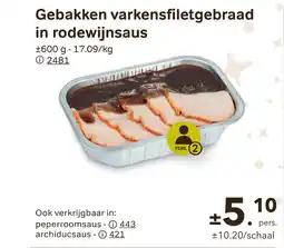 Bon Ap Gebakken varkensfiletgebraad in rodewijnsaus aanbieding