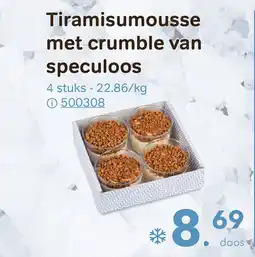 Bon Ap Tiramisumousse met crumble van aanbieding