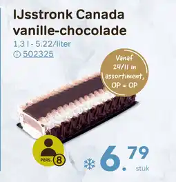 Bon Ap IJsstronk Canada vanille chocolade aanbieding