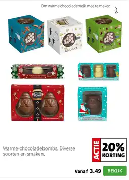 Intratuin Warme chocoladebombs aanbieding