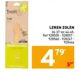 Trafic Leren zolen aanbieding