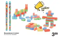 Zeeman Bouwstenen in koker aanbieding