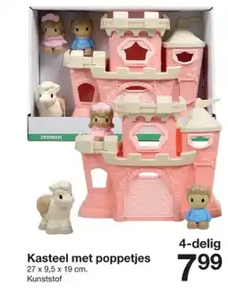 Zeeman Kasteel met poppetjes aanbieding